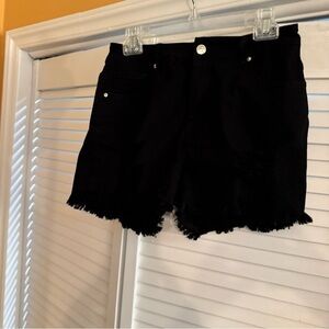 Source Unknown Black Jean Shorts